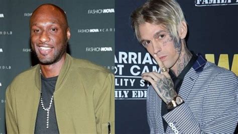 Lamar Odom Aaron Carter