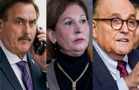 Rudy Giuliani, Sidney Powell, and Mike Lindell