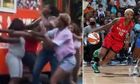 WNBA players were caught throwing punches