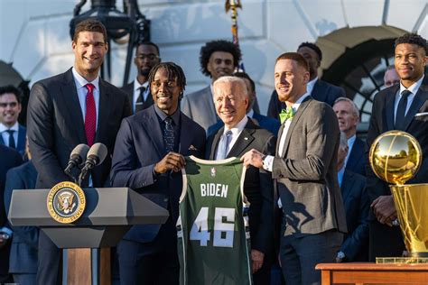 Milwaukee Bucks at White House