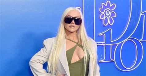 Christina Aguilera Paired a Forgotten Y2K Trend with a Very 2022 Suit
