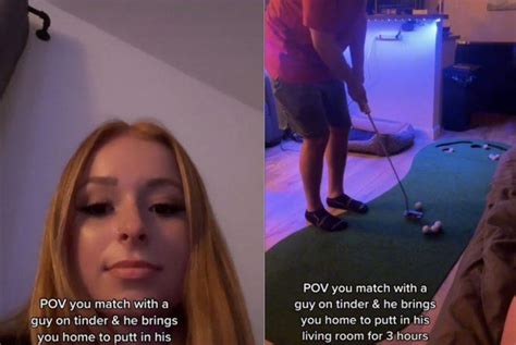 Woman's Tinder date subjects her to 3 hours of mini-golf in his living room 'What a way to troll'