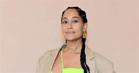 Tracee Ellis Ross Gives Tangerine Suit Trendy Finish With Braided Stiletto Sandals for Pattern UK Launch