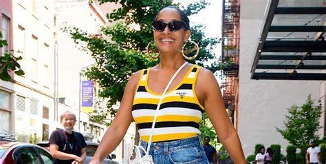 Tracee Ellis Ross Puts a Futuristic Spin on a Timeless Streetwear Look