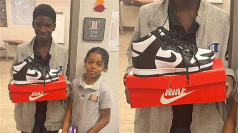 Black Teen Uses Allowance To Buy New Sneakers For Classmate Who Was Bullied Over His Old Pair