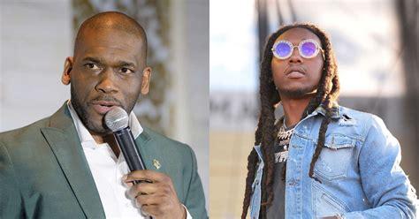 Pastor Jamal Bryant delivers call to action following Takeoff's passing