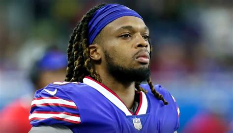 Bills safety Damar Hamlin is breathing on his own