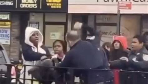 NYPD cop suspended for pummeling 12-year-old girl while breaking up Staten Island after-school brawl