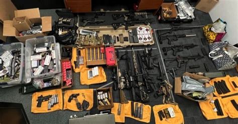 Two hip-hop producers arrested after LAPD recovers stockpile of guns in Studio City