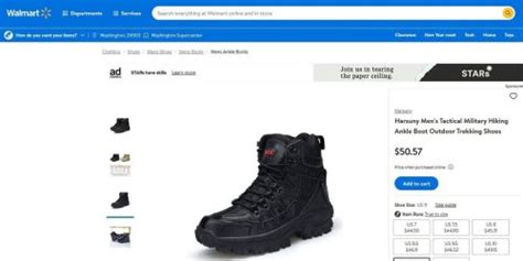 Walmart removes 'KKK' men's hiking boots from website after pressure from civil rights organization