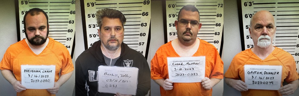 Iron County sheriff, two deputies charged in 'criminal street gang activity'