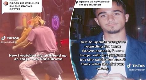 Man dumps girlfriend for grinding on Chris Brown during his concert [PHOTO]