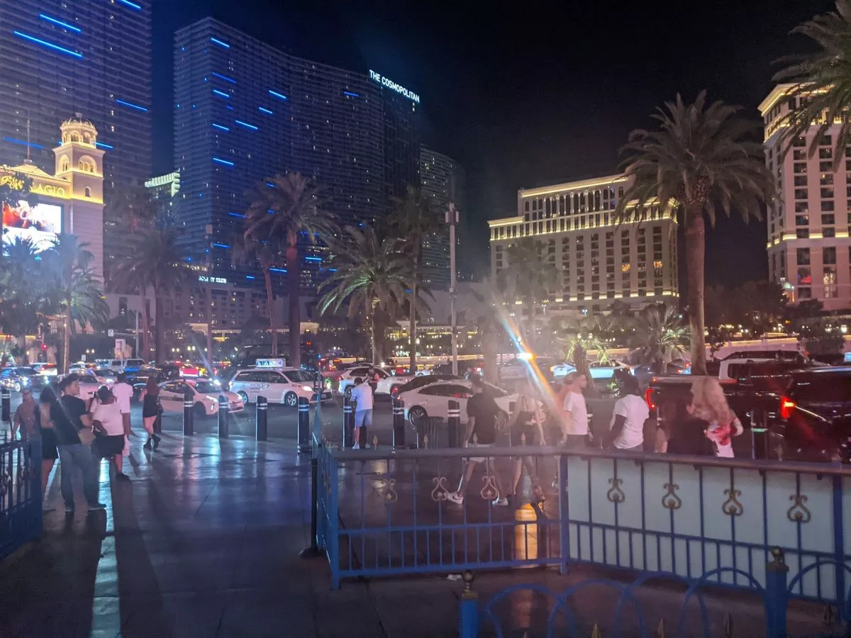 Chilling moment Las Vegas cop ends live stream after YouTuber films own death
